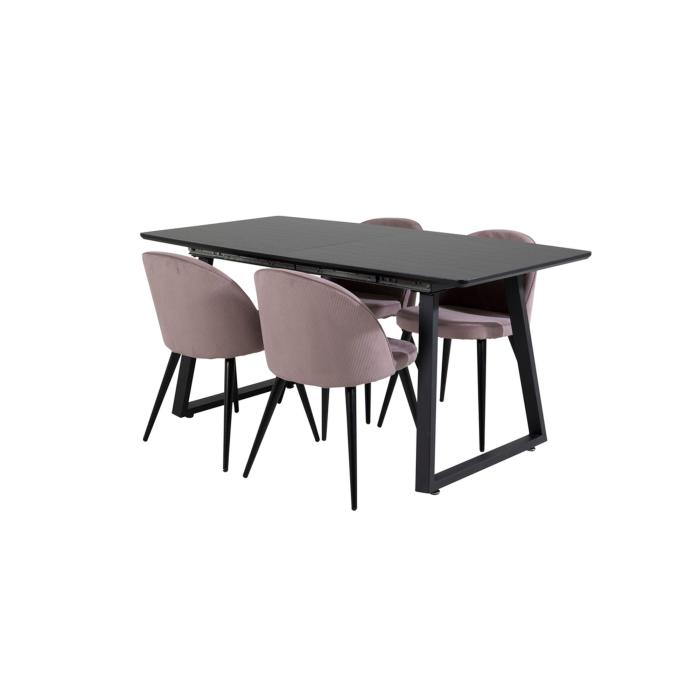 Rektangulär matgrupp Inca, Velvet