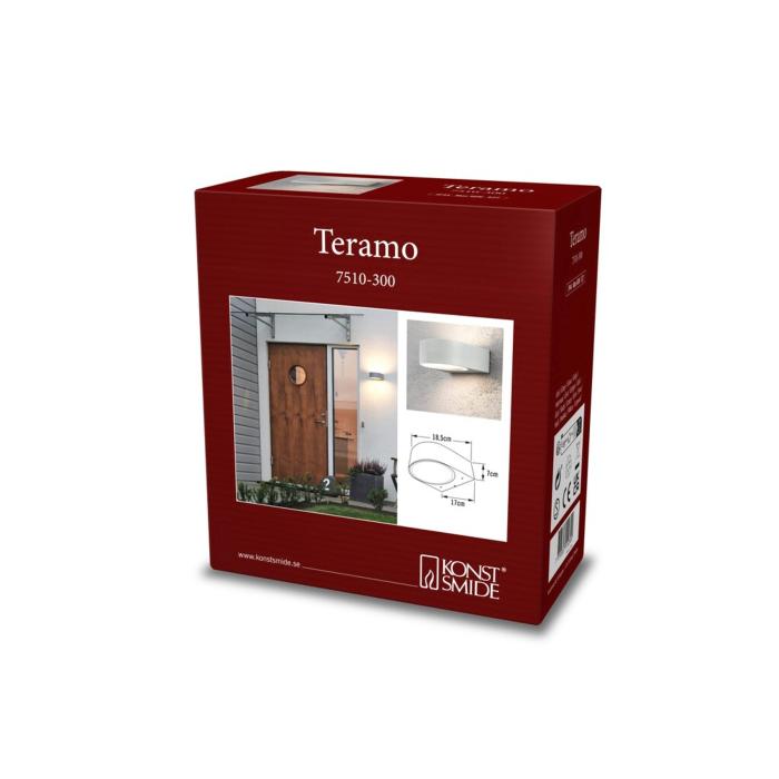 Vägglampa Ute Teramo E27