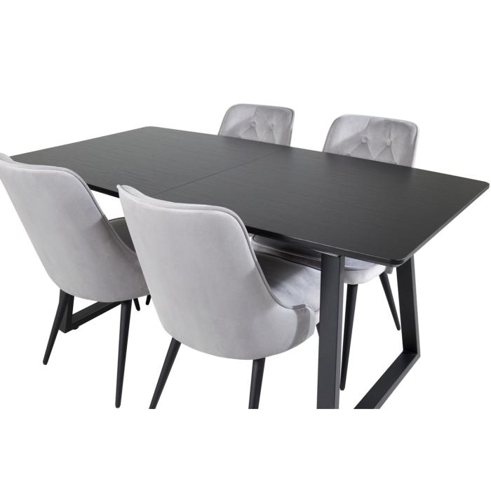 Rektangulär matgrupp Inca, Velvet Deluxe