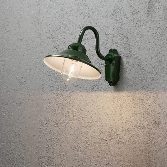 Vägglampa Ute Vega E27 Ner