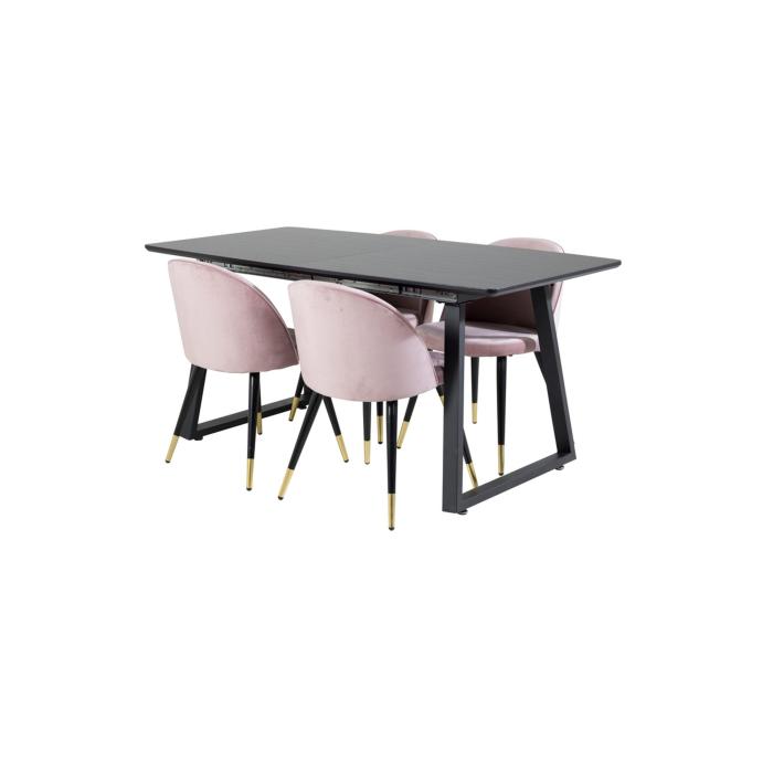 Rektangulär matgrupp Inca, Velvet