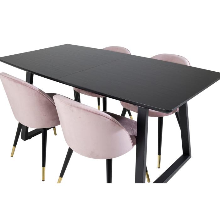 Rektangulär matgrupp Inca, Velvet