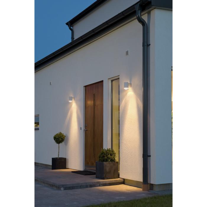 Vägglampa Ute Modena GU10 Ned Transparent