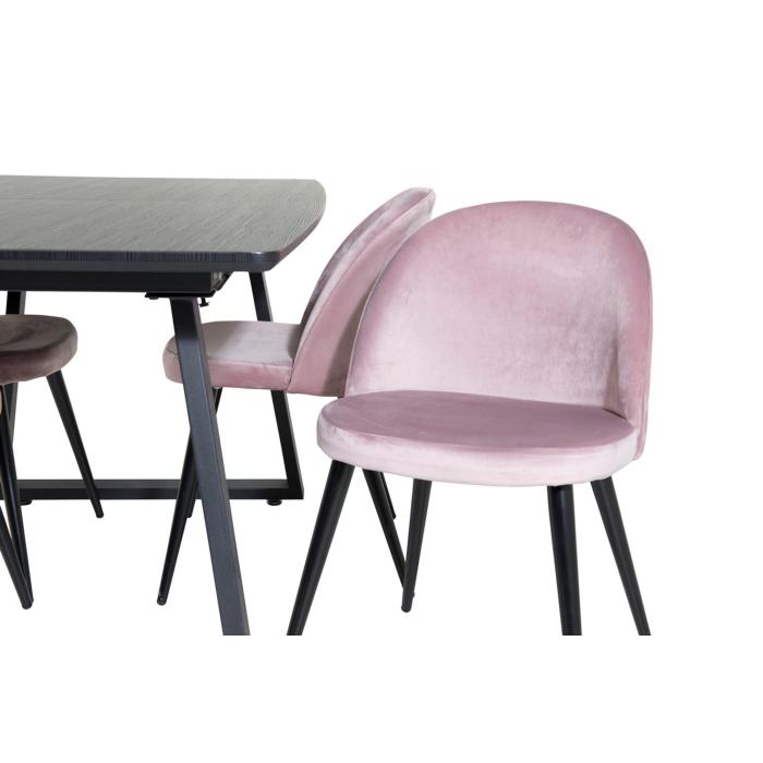 Rektangulär matgrupp Inca, Velvet
