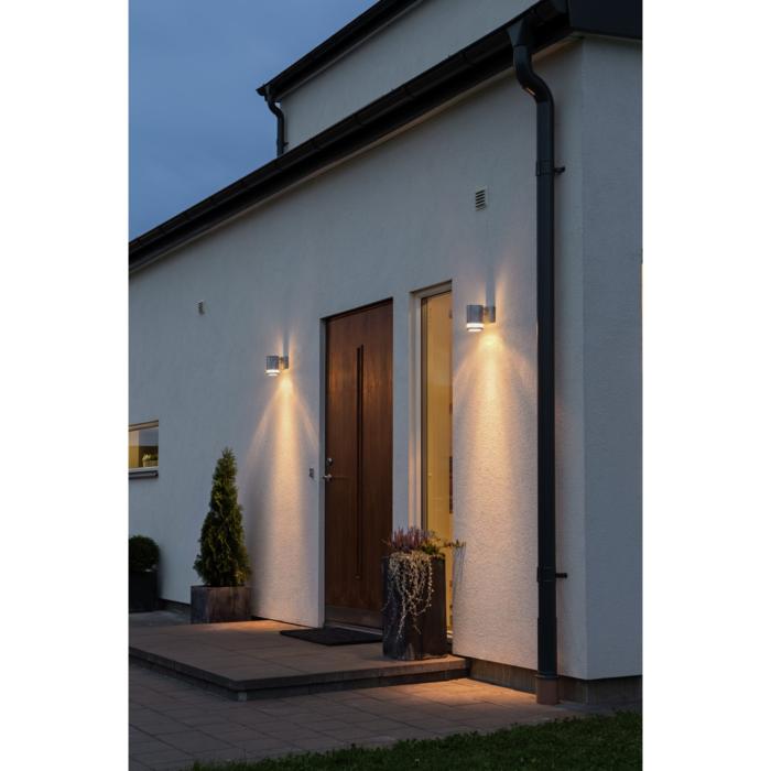 Vägglampa Ute Modena GU10 Ned Transparent