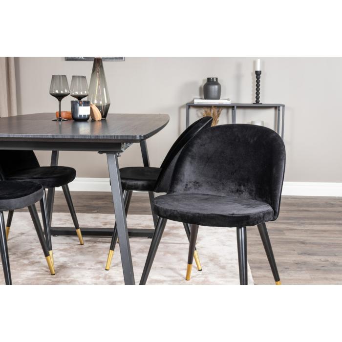 Rektangulär matgrupp Inca, Velvet