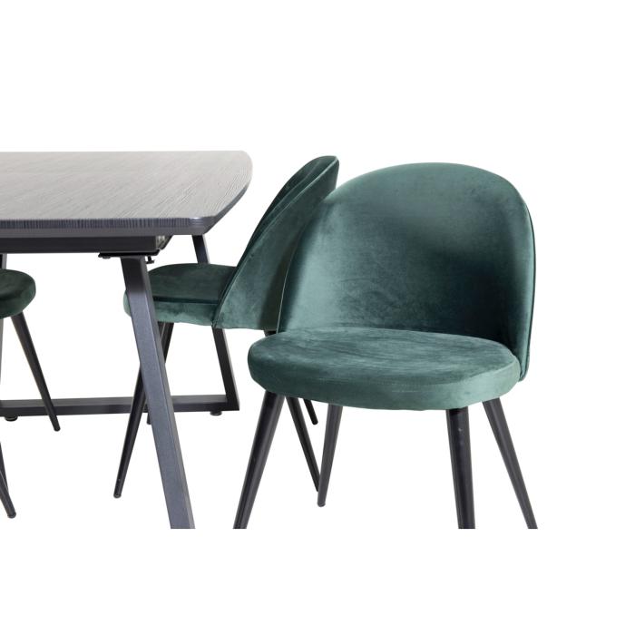 Rektangulär matgrupp Inca, Velvet