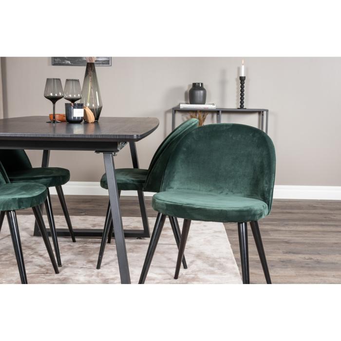Rektangulär matgrupp Inca, Velvet