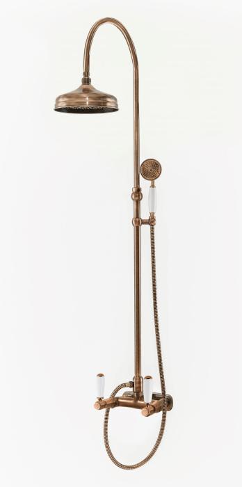 Takduschset Windsor med Revival Uni 2-greppsblandare 150cc