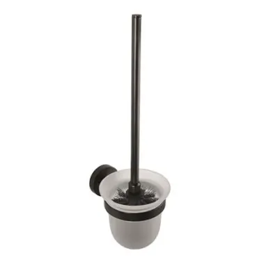 Toalettborste Set Black Mattsvart