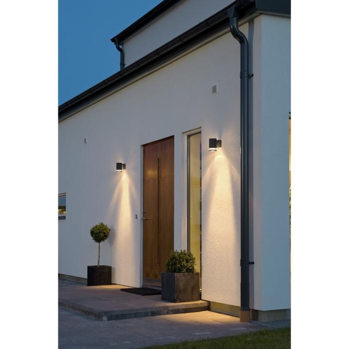 Vägglampa Ute Modena GU10 Ned Transparent
