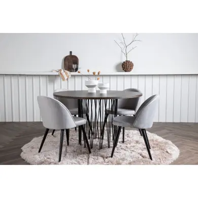 Rund matgrupp Stone, Velvet
