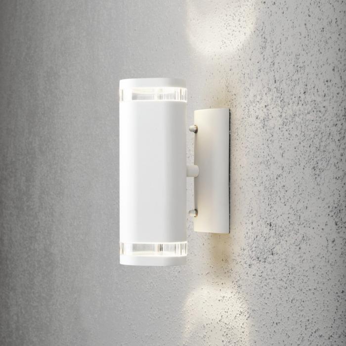 Vägglampa Ute Modena GU10 Dubbel Transparent