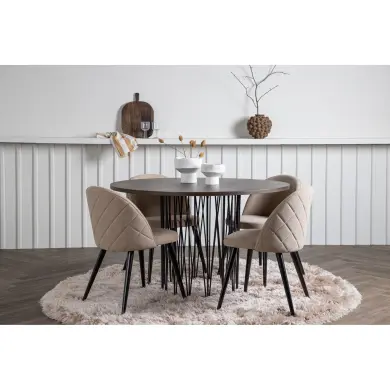 Rund matgrupp Stone, Velvet