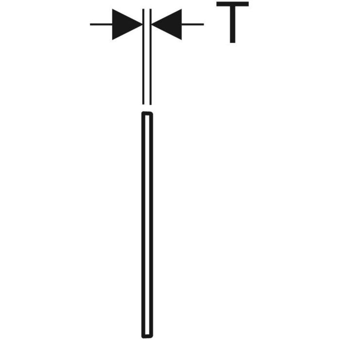Ram till Sigma 60 Easy-to-Clean Förkromad
