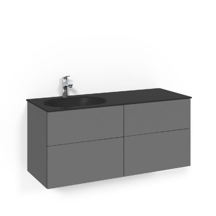 Kommod Crown 1200 Glastvättställ Edge