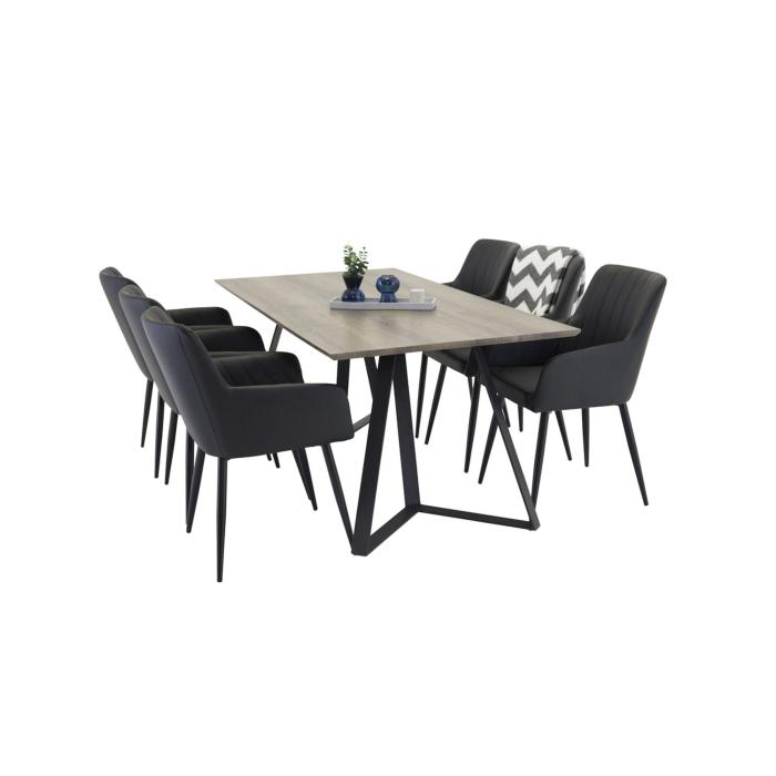 Rektangulär matgrupp Comfort, Marina