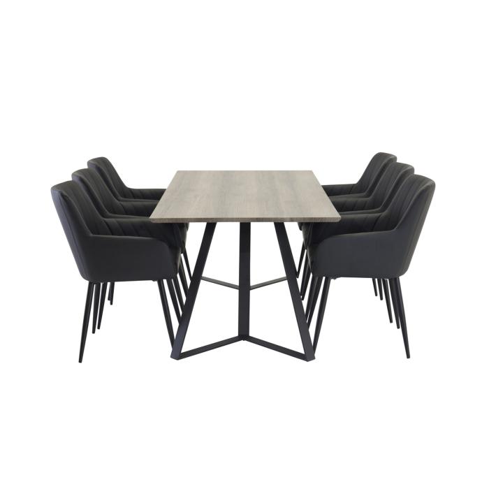 Rektangulär matgrupp Comfort, Marina