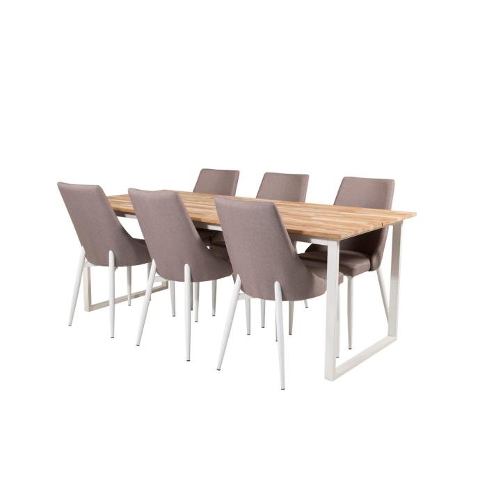 Rectangular Dining Set Cirebon, Leone