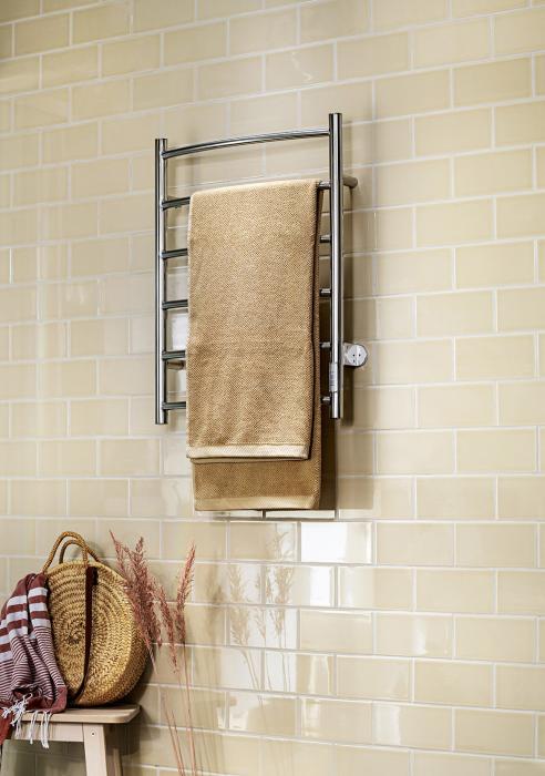 Handdukstork Elektrisk Ray Rund 53 x 70 Timer