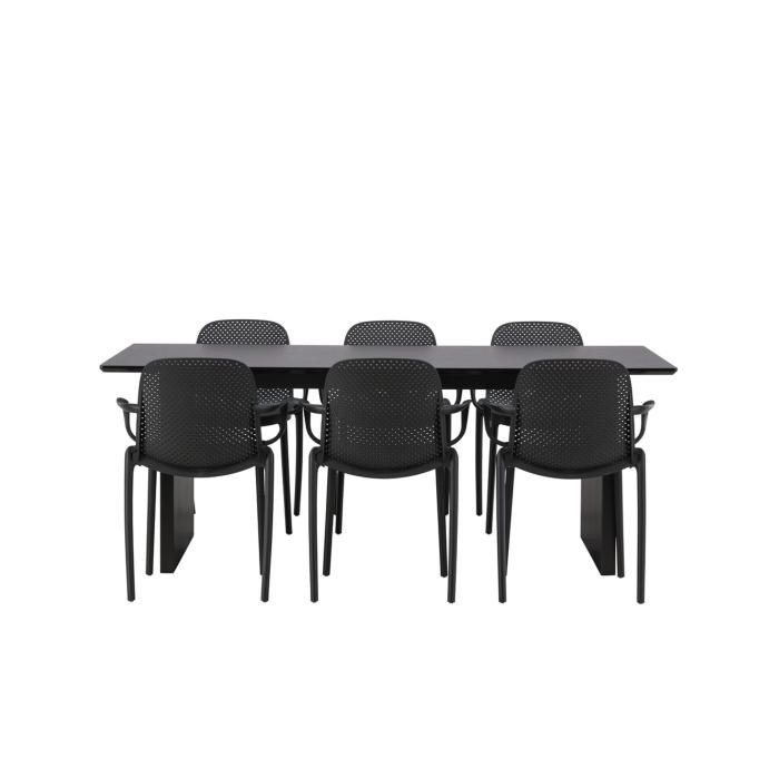 Rektangulär matgrupp Vail, Baltimore