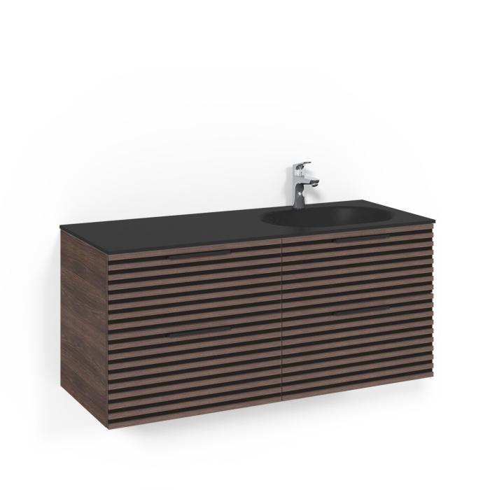 Kommod Crown 1200 Glastvättställ Edge