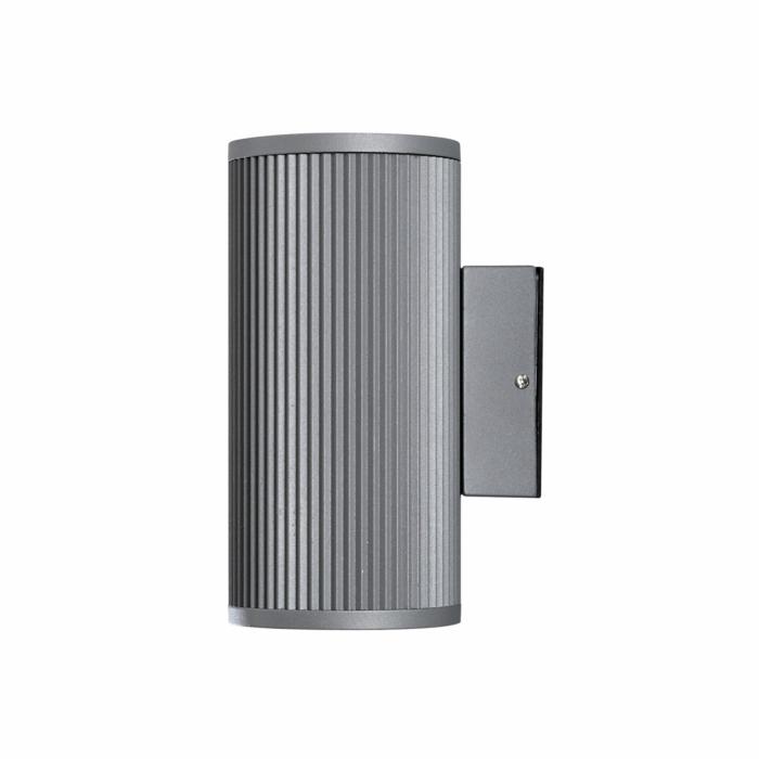 Vägglampa Ute Siracusa GU10 Dubbel Grå