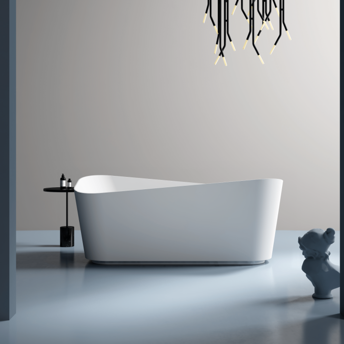 Badkar BEND Fristående Vit