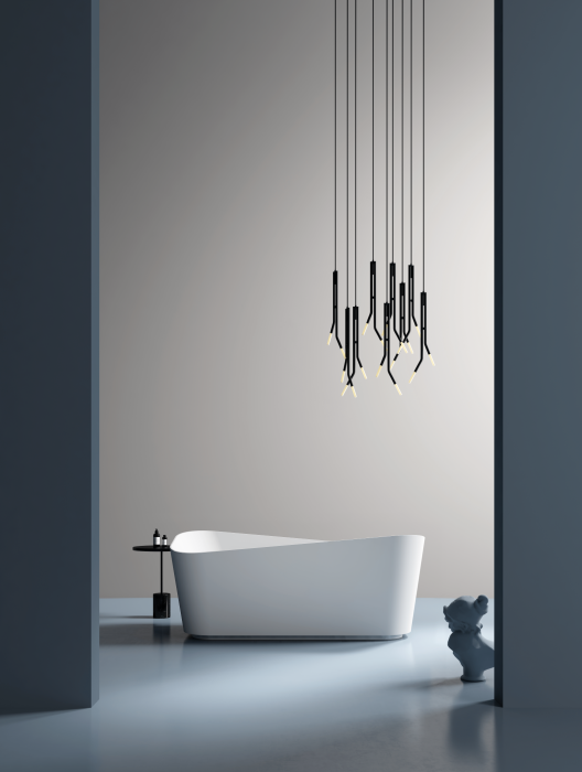 Badkar BEND Fristående Vit