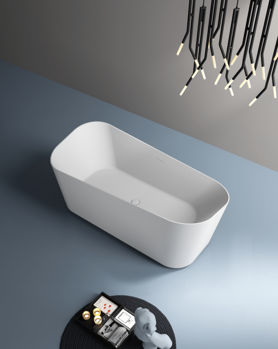 Badkar BEND Fristående Vit