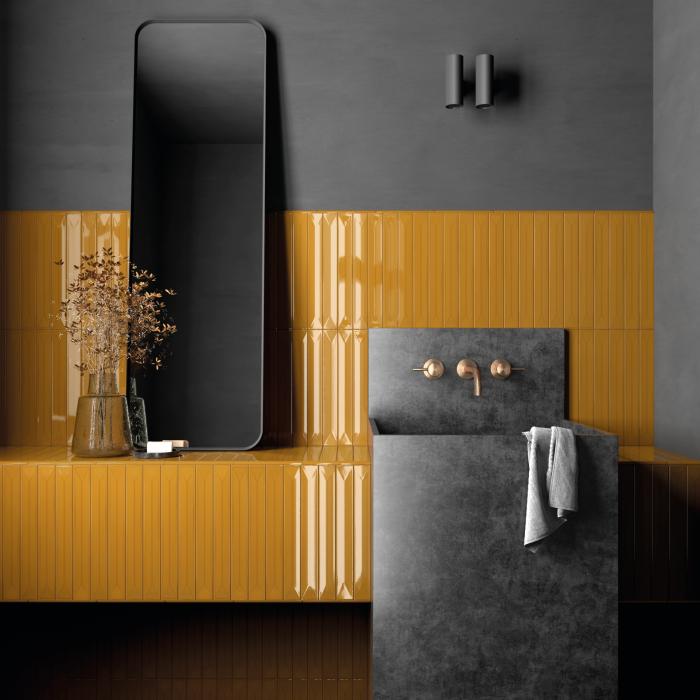 Kakel Vitral Dekor Honey 5x40