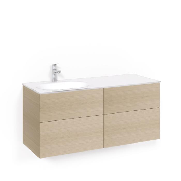Kommod Crown 1200 Glastvättställ Edge