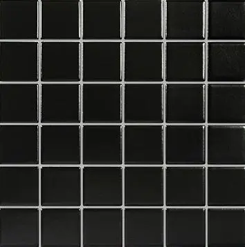 Mosaik Mt Svart Matt 4,8x4,8