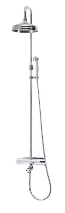 Takduschset Colour Line för Badkar med Mix Termostatblandare