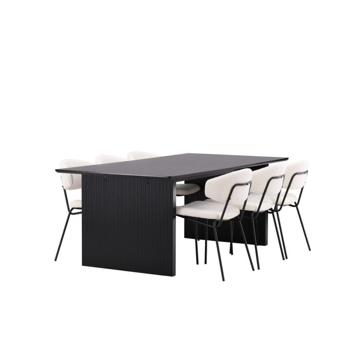 Rektangulär matgrupp Vail, Chico