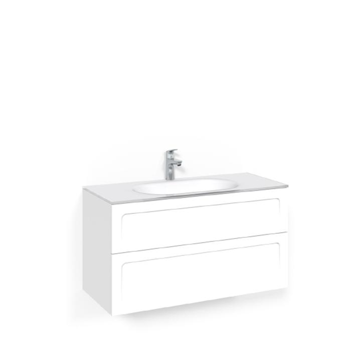 Kommod Crown 1000 Glastvättställ Edge
