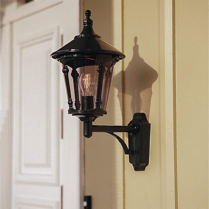 Vägglampa Ute Virgo E27 Upp