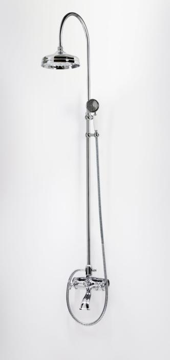 Takduschset Windsor för Badkar med Lady 2-grepps Badkarsblandare 150cc