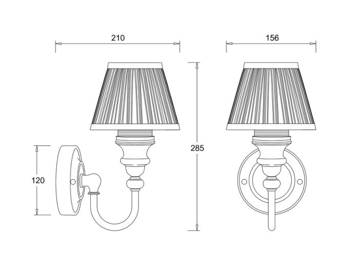 Lampa med Finvecklad Skärm, Ornamental