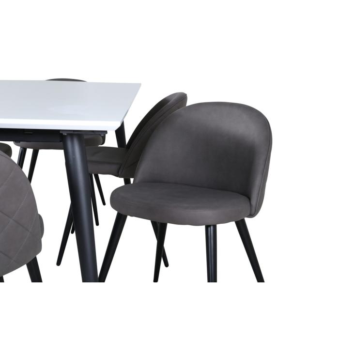 Rektangulär matgrupp Jimmy, Velvet