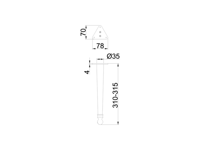 Chalfont Möbelben, 2-pack