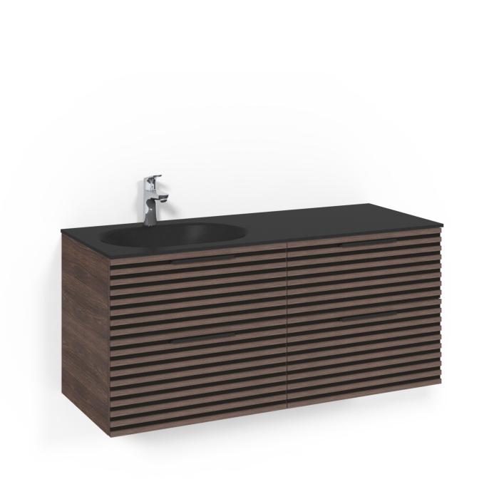 Kommod Crown 1200 Glastvättställ Edge