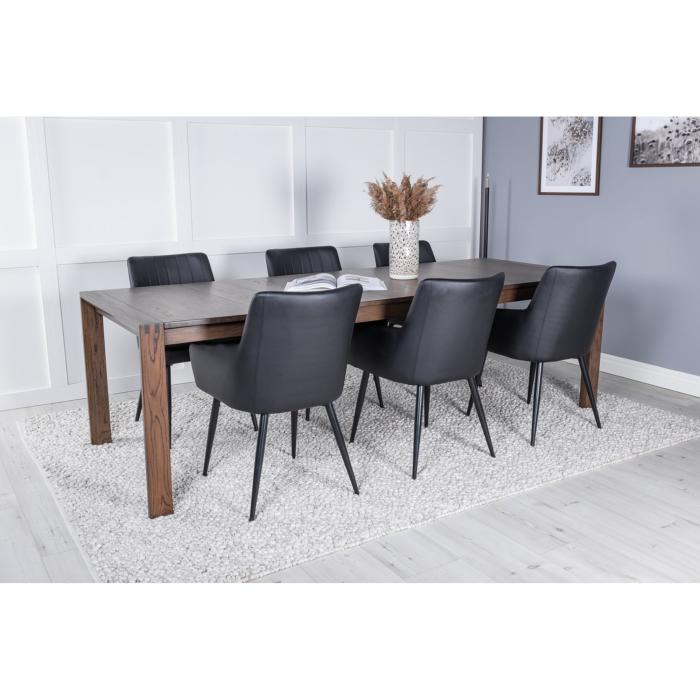 Rektangulär matgrupp Comfort, Slider