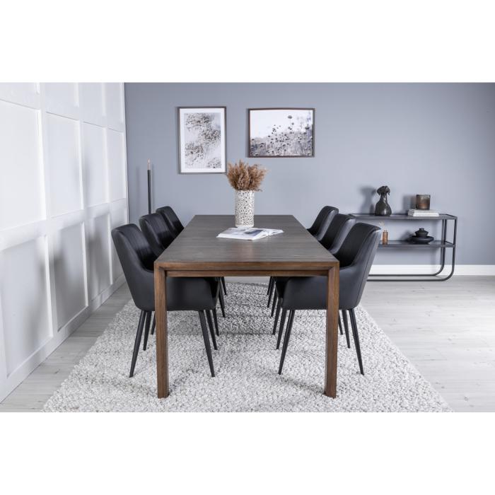 Rektangulär matgrupp Comfort, Slider