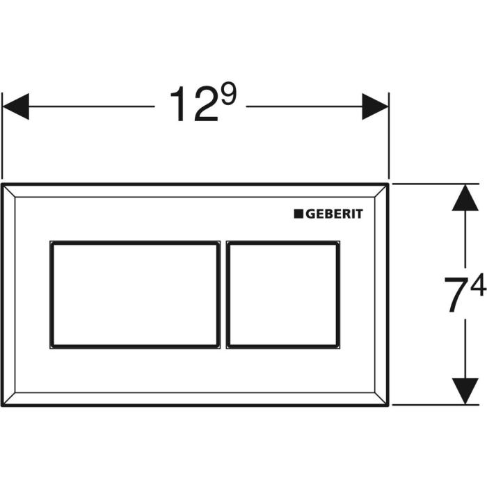 Tryckplatta Pneumatisk Fjärrmanövrerad