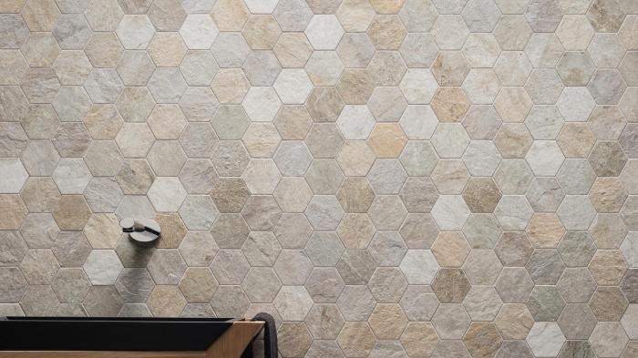 Mosaik Rocks Hexa Light Mix 8,2x7,3