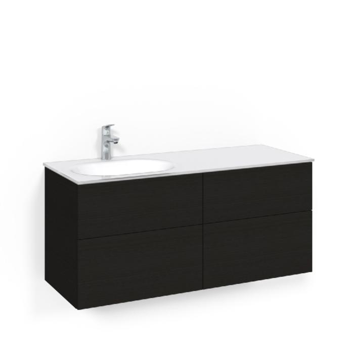 Kommod Crown 1200 Glastvättställ Edge
