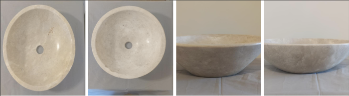 Tvättställ Peace Oval Vit Ø40 cm