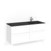 Kommod Crown 1200 Glastv&auml;ttst&auml;ll Edge