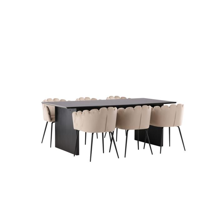 Rektangulär matgrupp Vail, Limhamn